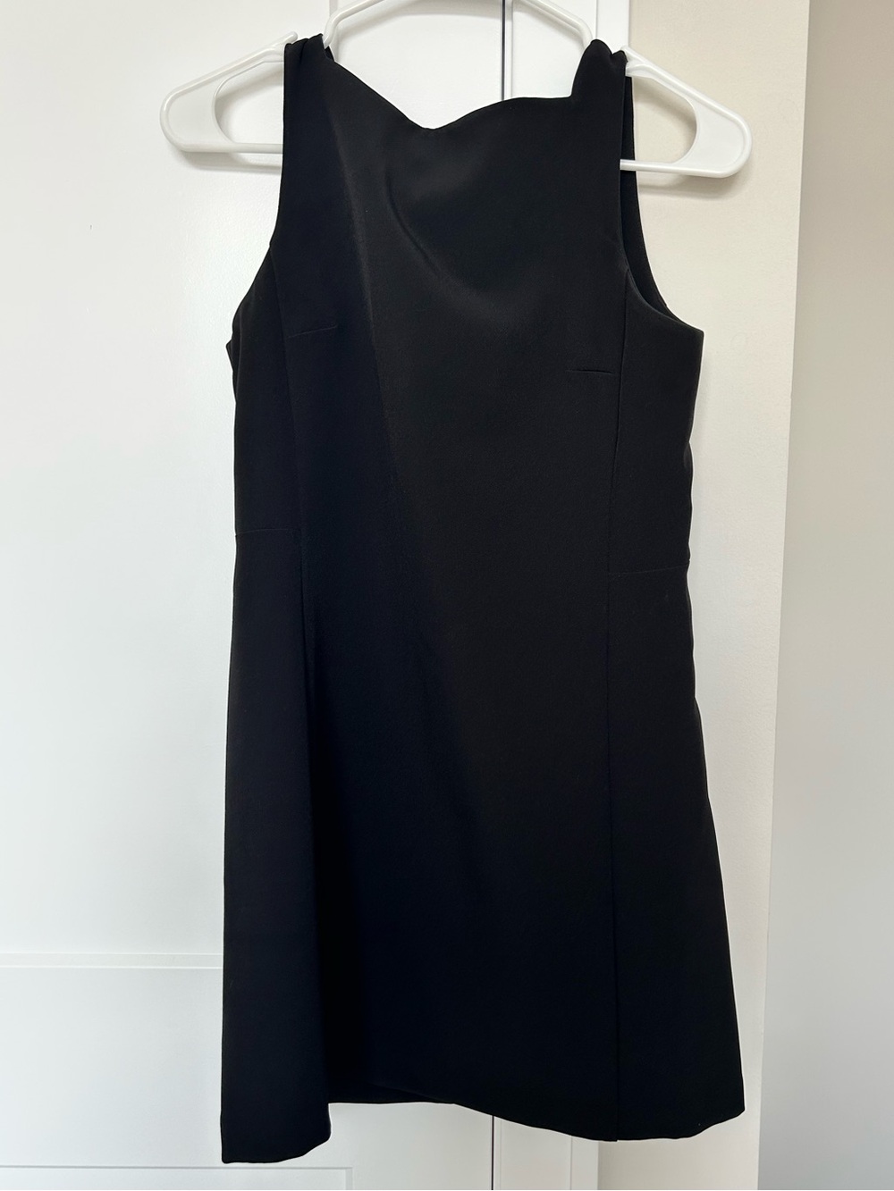 GAP Black Sleeveless Mini Square Neck Shift Dress